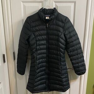 PATAGONIA Fiona Parka Black Long Coat Puffer Winter Down Jacket Women’s Small
